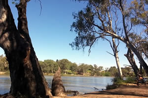 Fishing on the Murray River